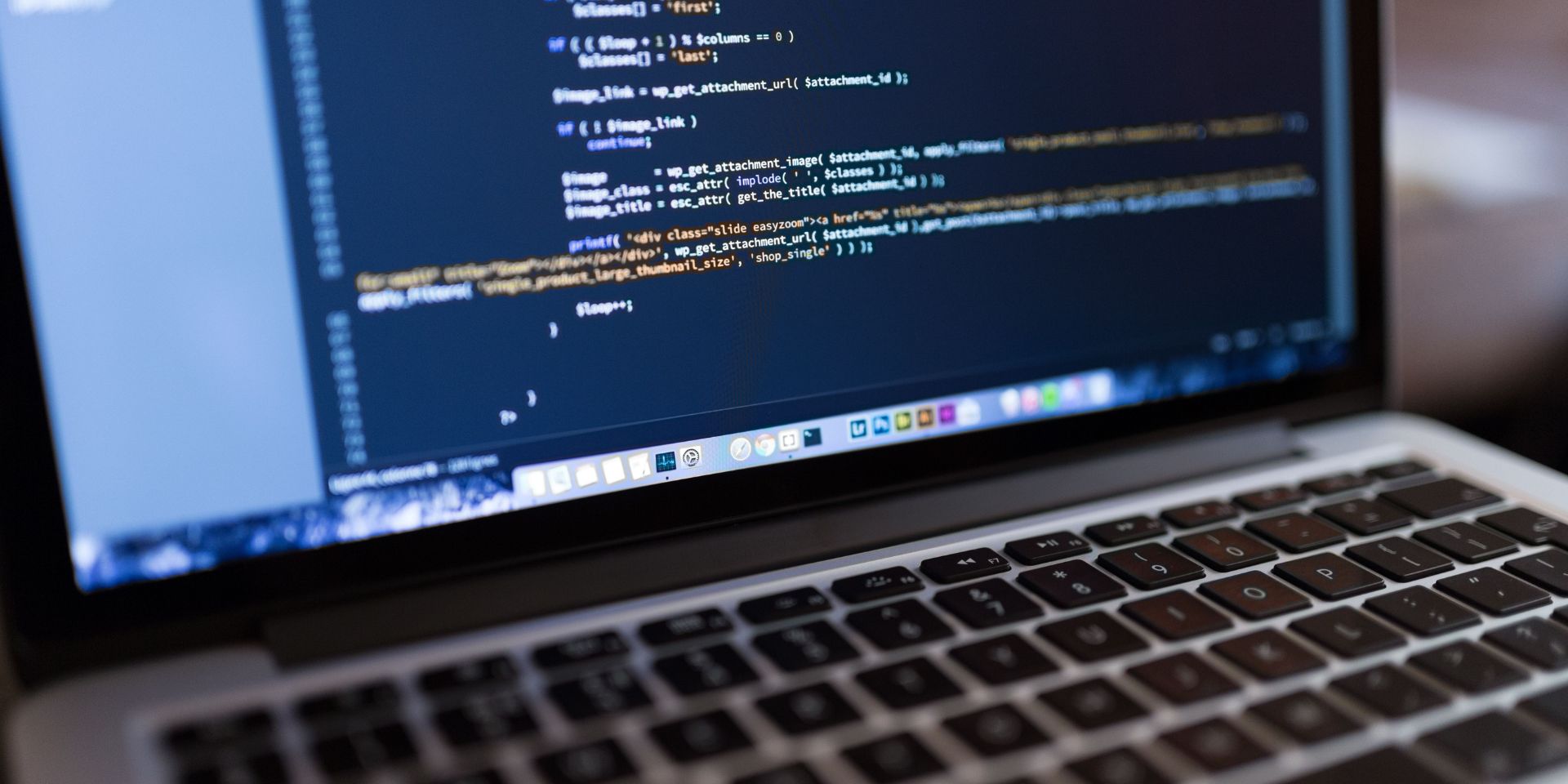 Skilled website developers coding a responsive website