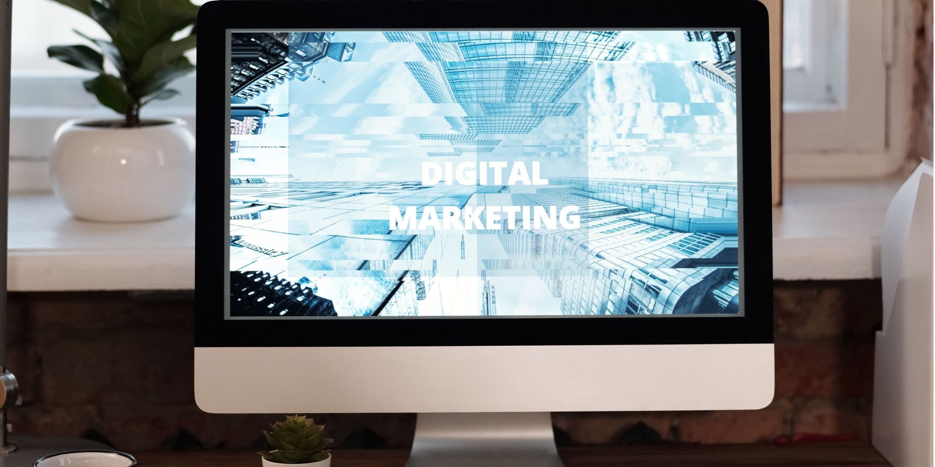 Digital marketing agency in Al Qiyadah team working on client campaigns